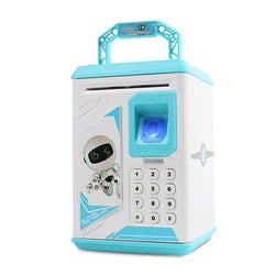 KTX-957651 Electronic Fingerprint Piggy Bank Toy for Kids - Safe Box Banking Fun