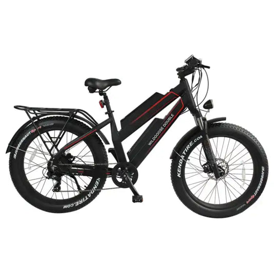 KTX-958675 48V Aluminum Alloy Long Range Fat Tire Electric Mountain Bike, 7 Speed, 26" Wheels, Dual Battery