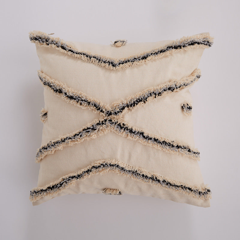 KTX-959443 Moroccan-Style Sofa Pillowcase in Southeast Asia Blend Material