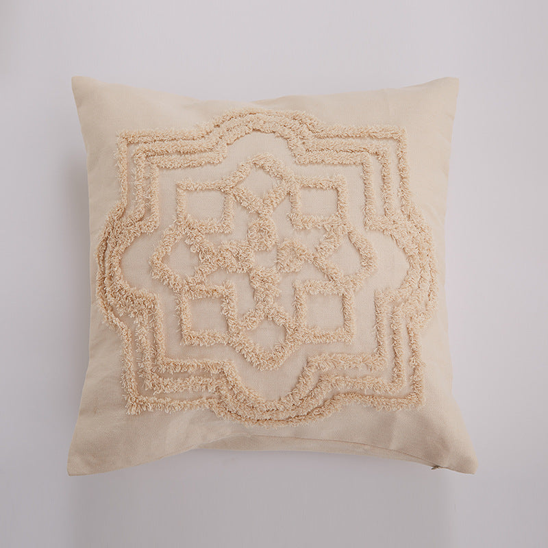 KTX-959443 Moroccan-Style Sofa Pillowcase in Southeast Asia Blend Material