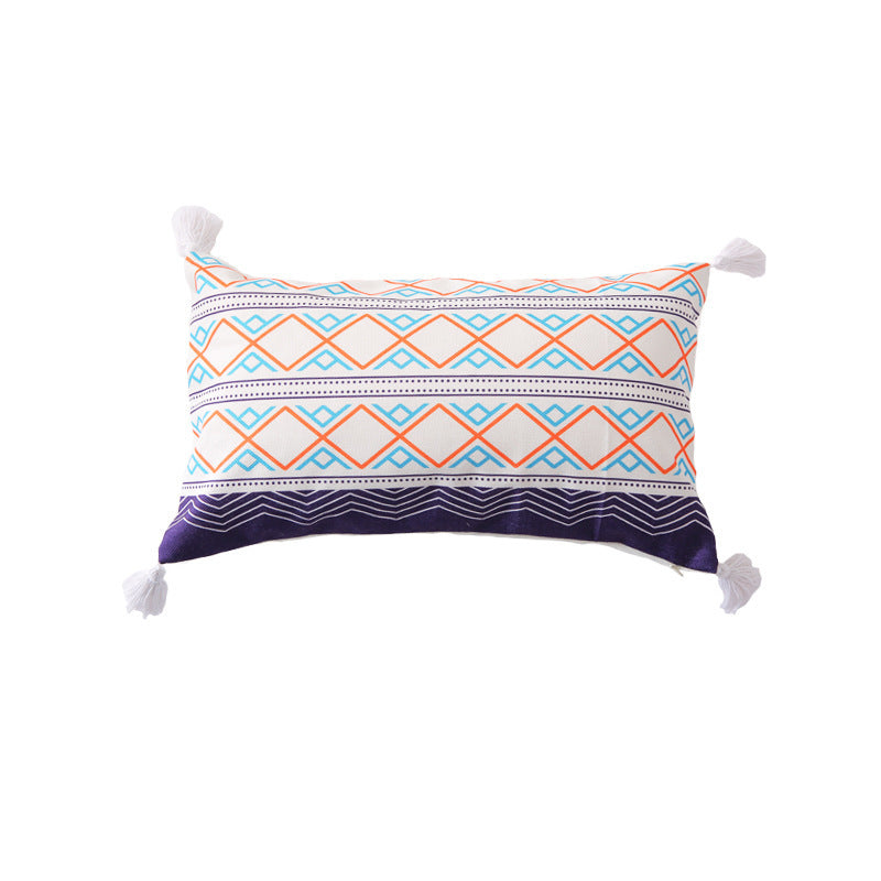 KTX-959443 Moroccan-Style Sofa Pillowcase in Southeast Asia Blend Material
