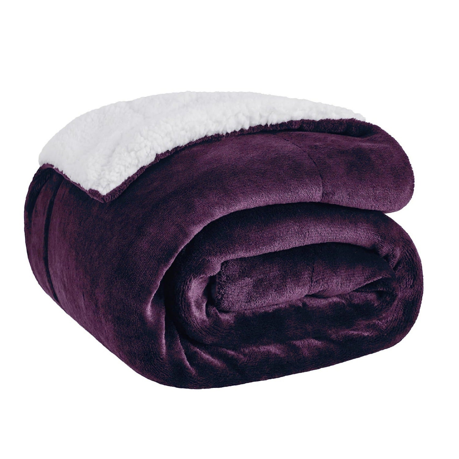 KTX-961107 Ultra Soft Plush Lamb Fleece Blanket - Thick, Warm, and Cozy for All Seasons, Multiple Colors Available