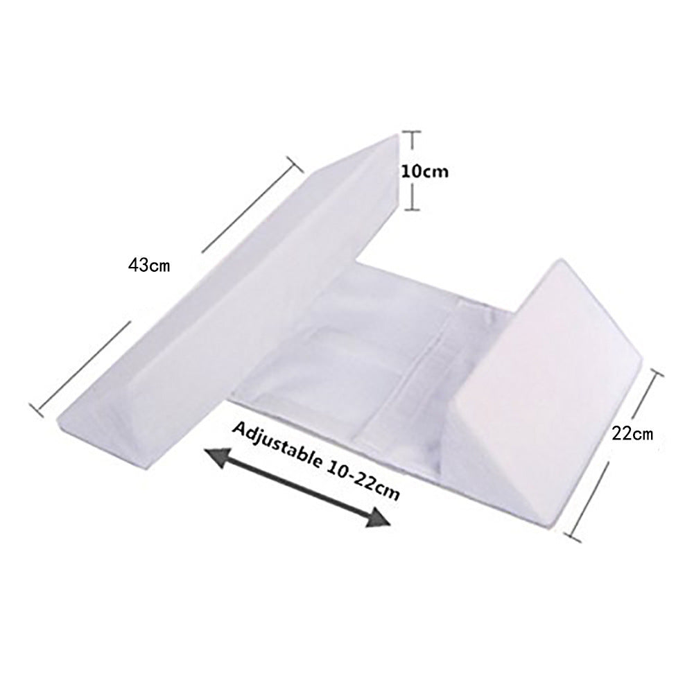 KTX-963411 Triangle Adjustable Styling Baby Pillow - Soft Velvet with Sponge Fill, 22cm and 43cm Options