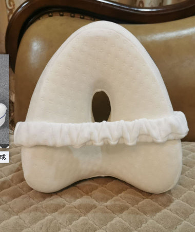 KTX-963859 Zero Pressure Memory Foam Leg Lock Pillow - 25x14cm, Available in Black, Green, Pink, Blue