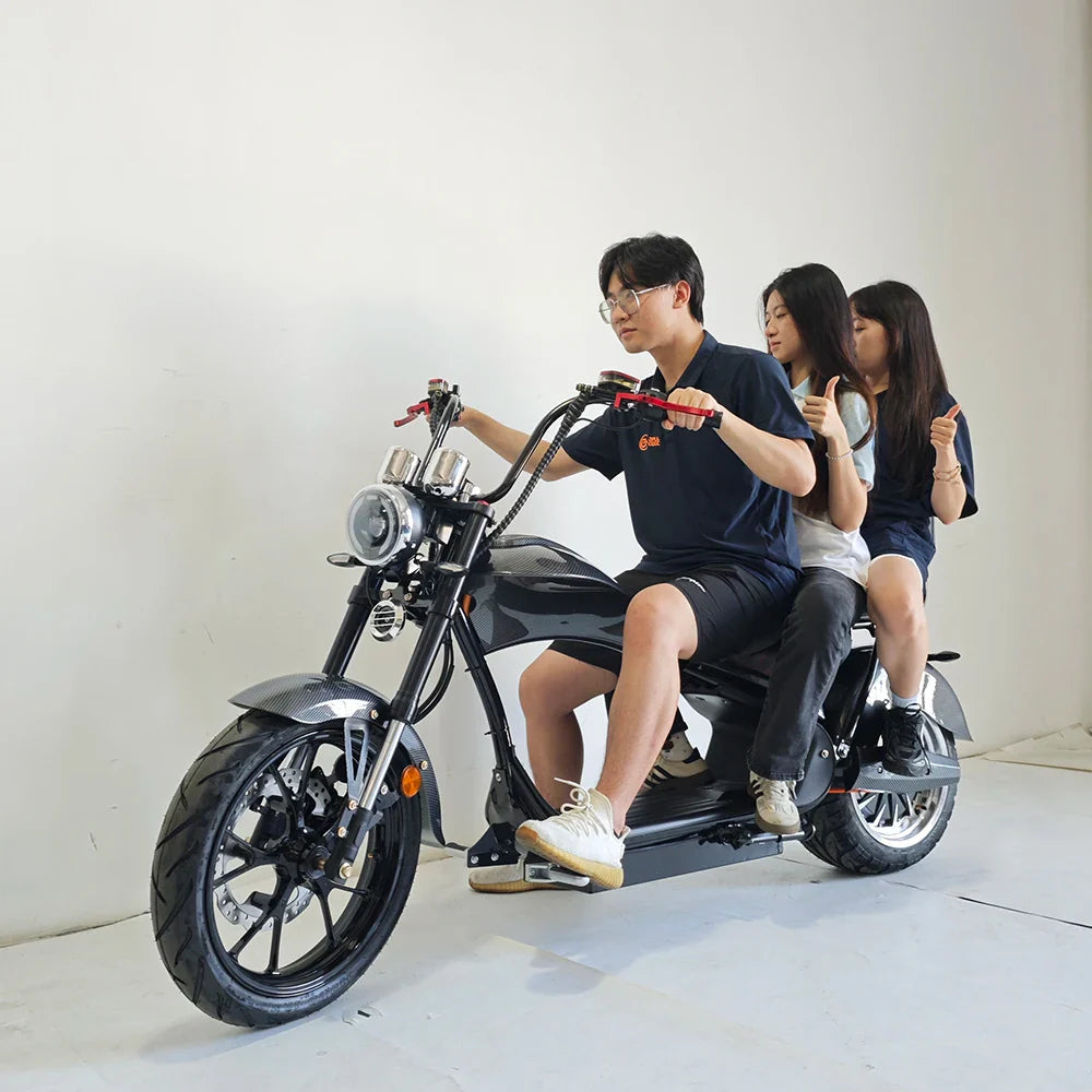 KTX-965075 2000W to 4000W Electric Citycoco Scooter with 30AH Battery - High Speed Touring Motorcycle for Urban Use