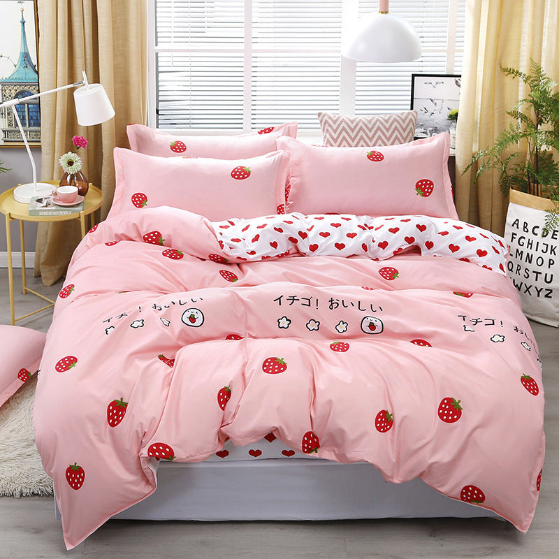 KTX-965203 Aloe Cotton Four-Piece Bedding Set in Various Playful Designs