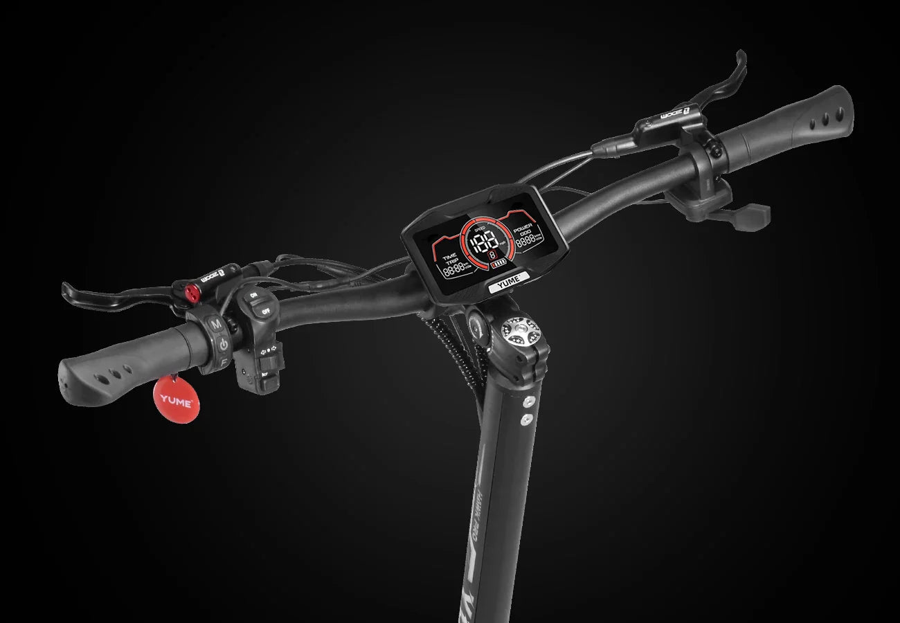 KTX-966227 YUME HAWK Pro Foldable 60V Electric Scooter with 11-Inch Fat Tires, 250W Motor, and 96 km Range