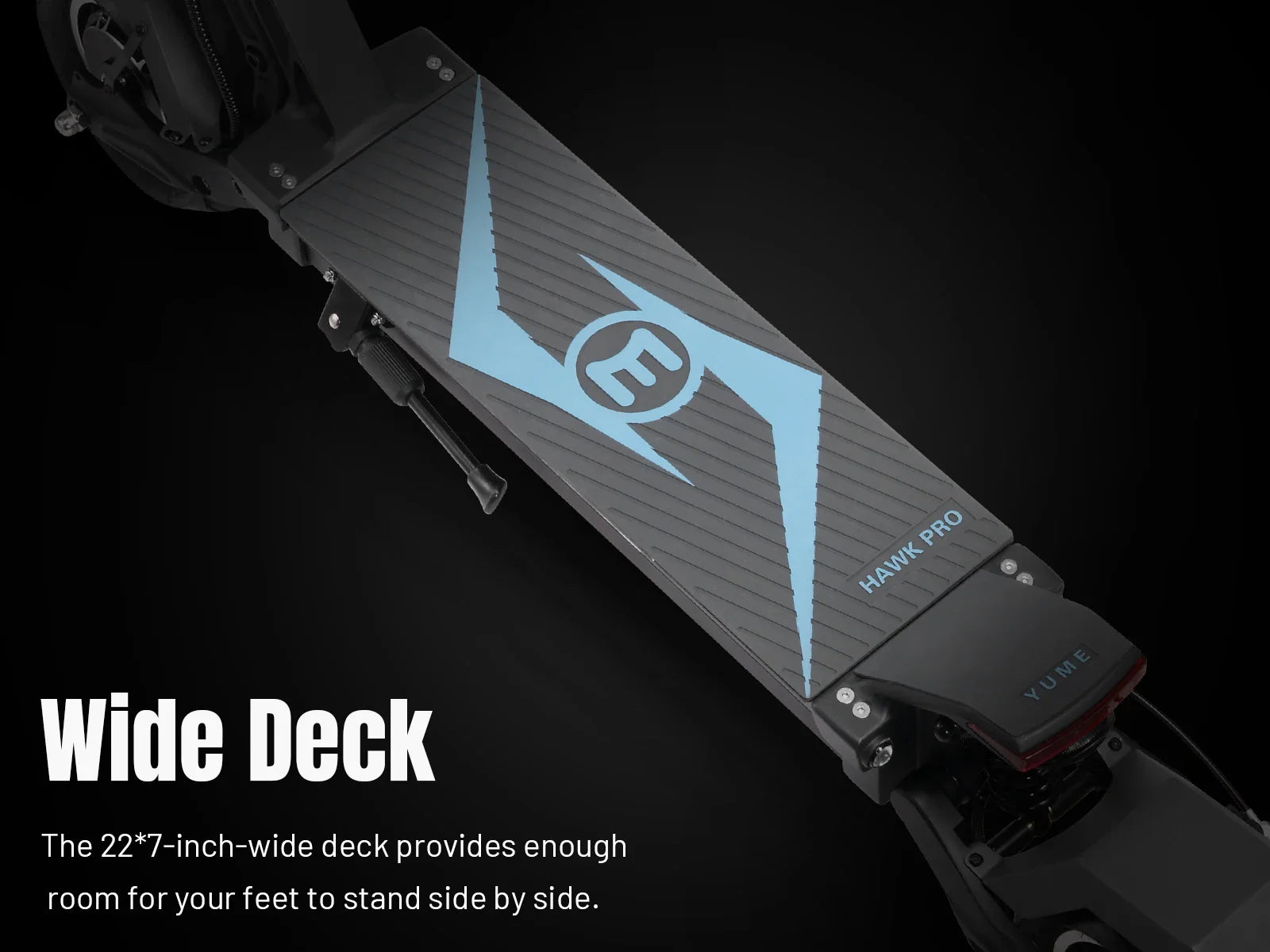 KTX-966227 YUME HAWK Pro Foldable 60V Electric Scooter with 11-Inch Fat Tires, 250W Motor, and 96 km Range