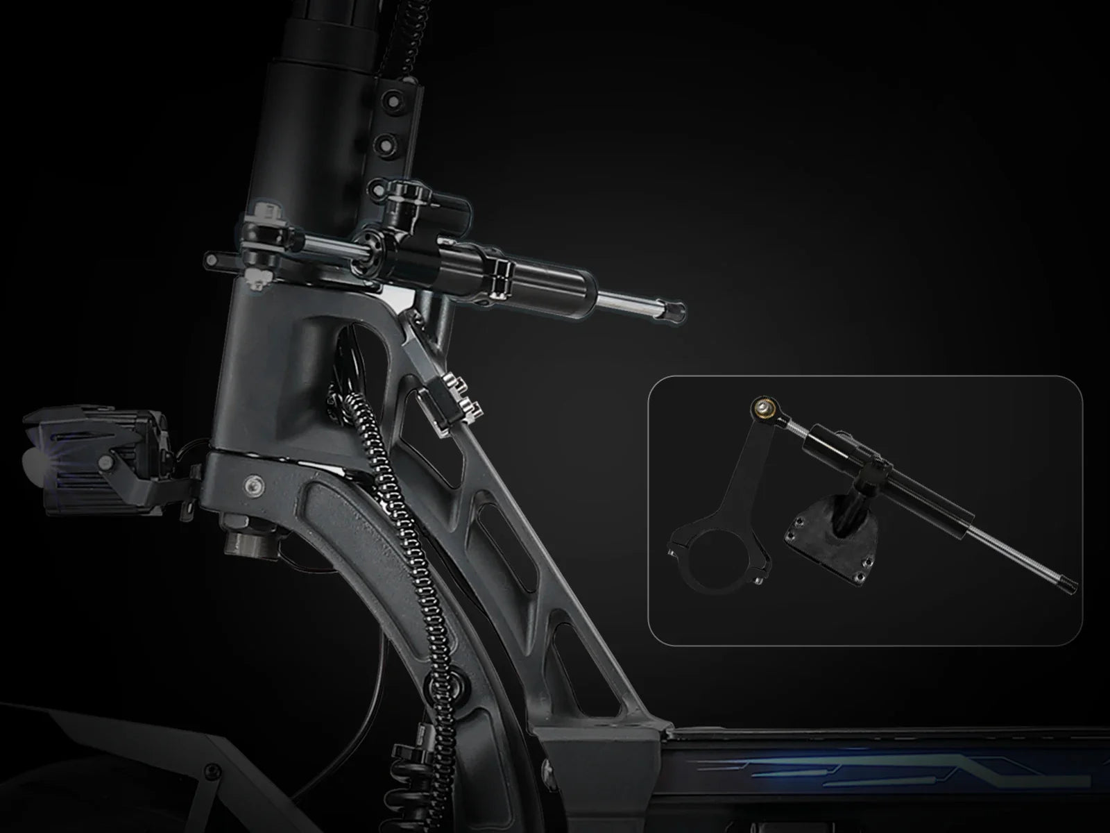 KTX-966227 YUME HAWK Pro Foldable 60V Electric Scooter with 11-Inch Fat Tires, 250W Motor, and 96 km Range