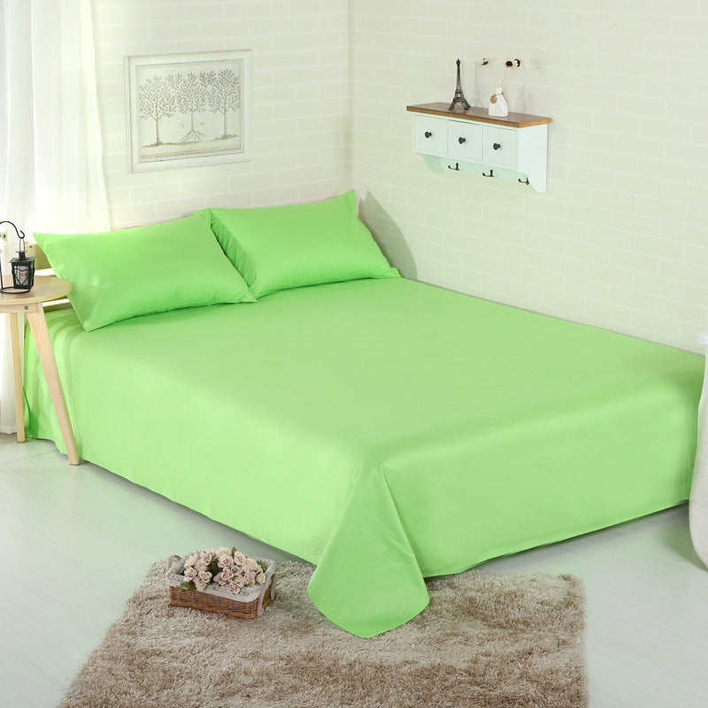 KTX-967507 Plain 100% Cotton Bed Sheet – Soft and Breathable Fabric for Ultimate Comfort