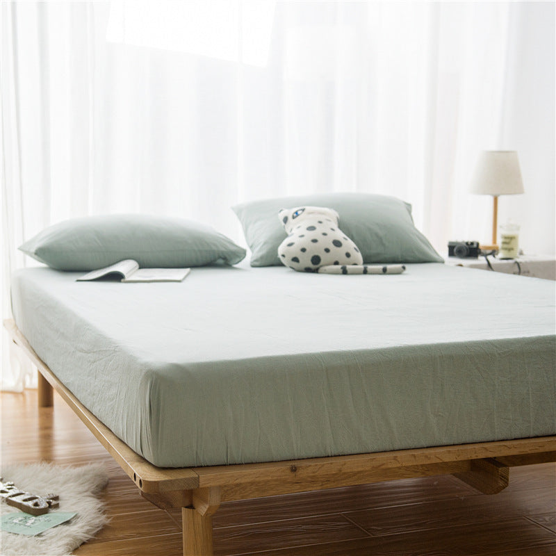 KTX-968339 Cotton Four-Piece Bedding Set with Duvet Cover and Pillowcases