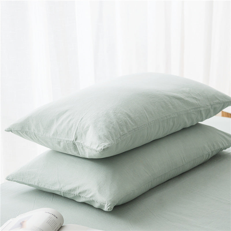 KTX-968339 Cotton Four-Piece Bedding Set with Duvet Cover and Pillowcases