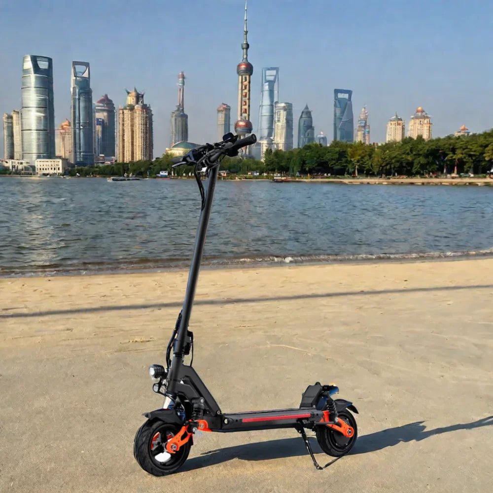 KTX-968531 48V Foldable Electric Scooter for Adults - 30-50 Km/h Speed, 30-40 Km Range, Drum Brake, Air Tires