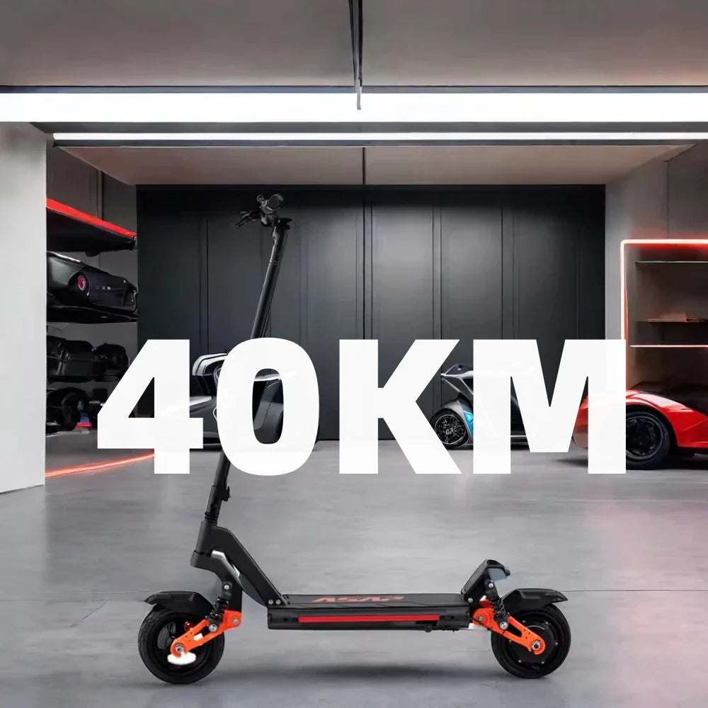 KTX-968531 48V Foldable Electric Scooter for Adults - 30-50 Km/h Speed, 30-40 Km Range, Drum Brake, Air Tires