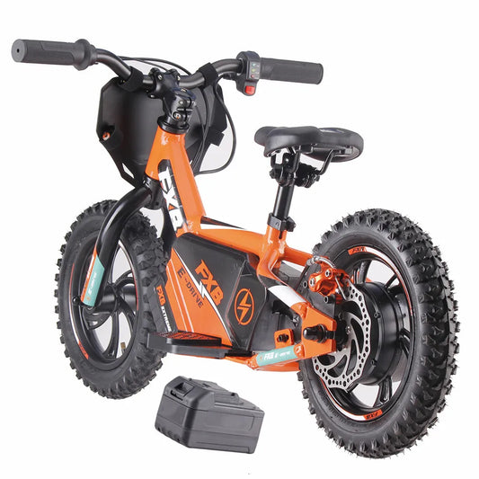 KTX-968595 12-Inch Kids Electric Balance Bike with Disc Brake, Aluminium Alloy Frame, No Pedals, 3-6 Years Old