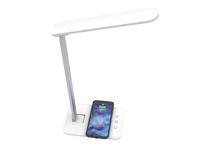 KTX-970387 4-in-1 Wireless Charging Desk Lamp for Apple Devices - Compatible with iPhone, Watch, and Headset