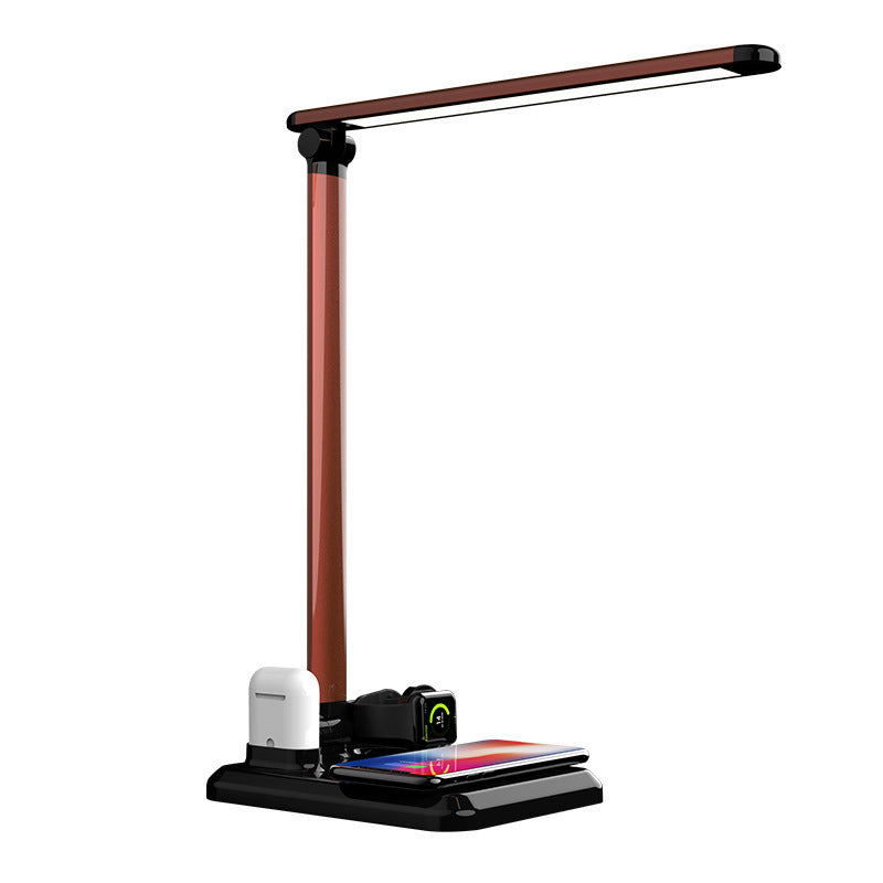 KTX-970387 4-in-1 Wireless Charging Desk Lamp for Apple Devices - Compatible with iPhone, Watch, and Headset
