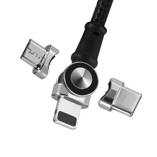 KTX-971539 Magnetic Charging Cable with Multi-Device Compatibility - 1 Meter Length, Type-C, USB, Micro USB & 8PIN