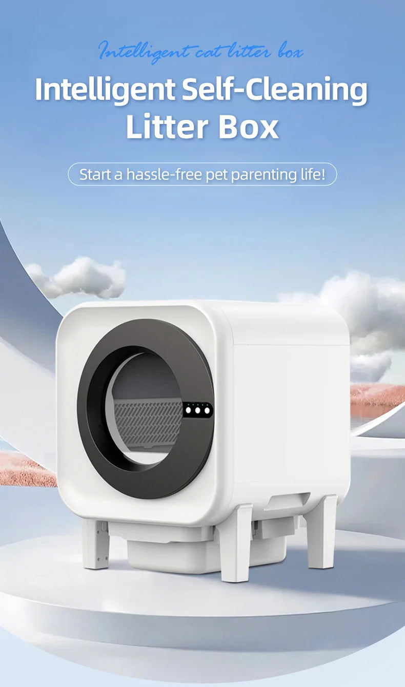 KTX-973075 Large Capacity Automatic Self-Cleaning Cat Litter Box with Advanced Odor Control and Easy Clean Features