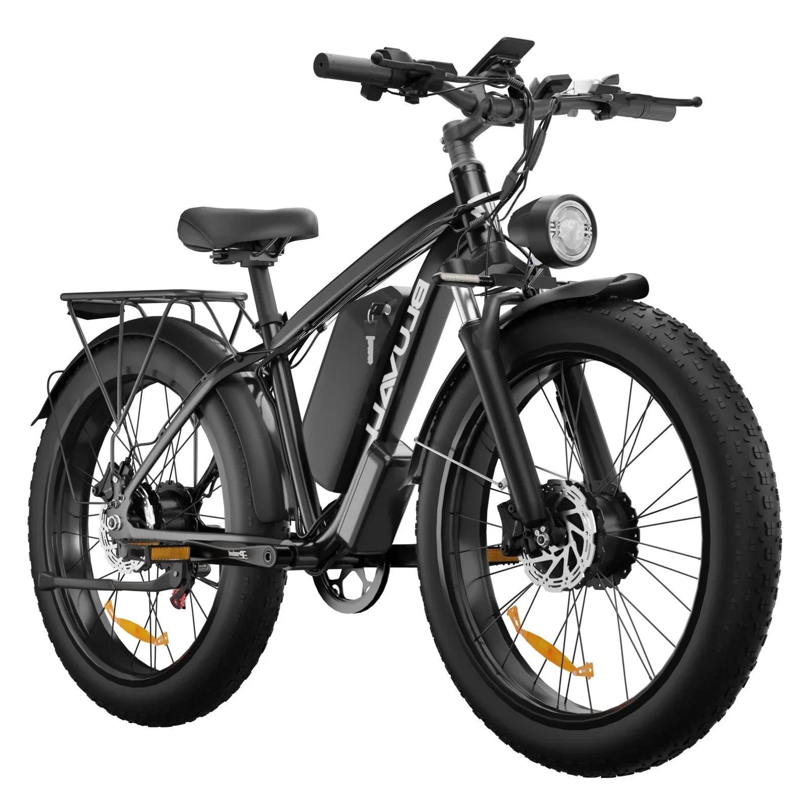 KTX-973331 2000W Electric Mountain Bike with Dual Motor, 48V 22.4Ah Lithium Battery, 7-Speed Gears, Fat Tire 26"x4"