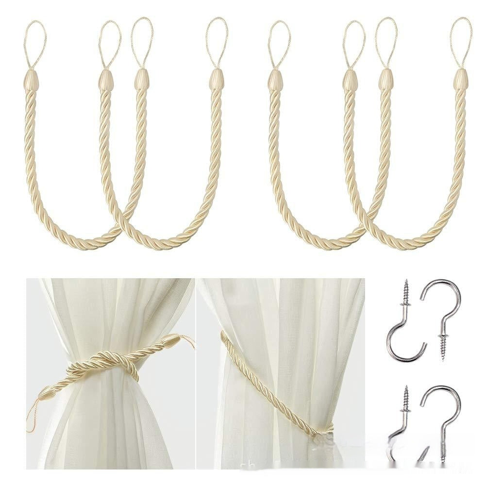 KTX-974483 Hand-Woven Curtain Bandage Rope - Modern Simple Design in Multiple Colors