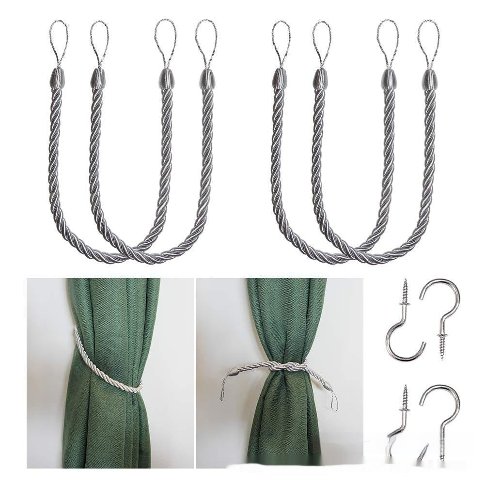 KTX-974483 Hand-Woven Curtain Bandage Rope - Modern Simple Design in Multiple Colors