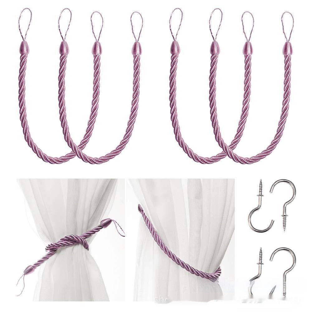 KTX-974483 Hand-Woven Curtain Bandage Rope - Modern Simple Design in Multiple Colors