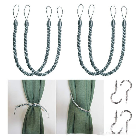 KTX-974483 Hand-Woven Curtain Bandage Rope - Modern Simple Design in Multiple Colors