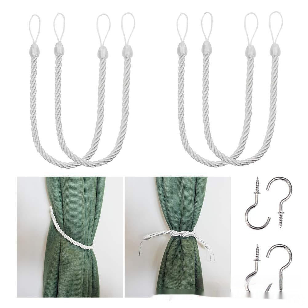 KTX-974483 Hand-Woven Curtain Bandage Rope - Modern Simple Design in Multiple Colors