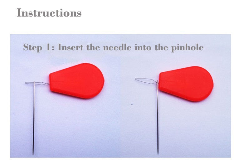 KTX-974611 Multi-Function Colorful Plastic Needle Threader for Sewing Machines