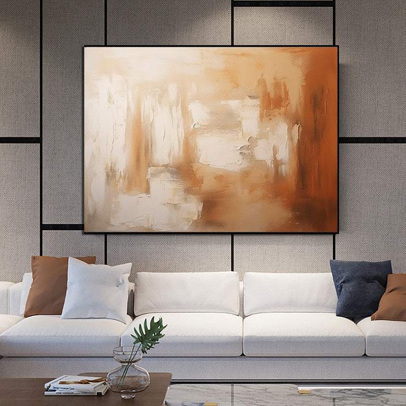 KTX-974867 Large Handpainted Abstract Textured Oil Painting on Canvas for Living Room Decor
