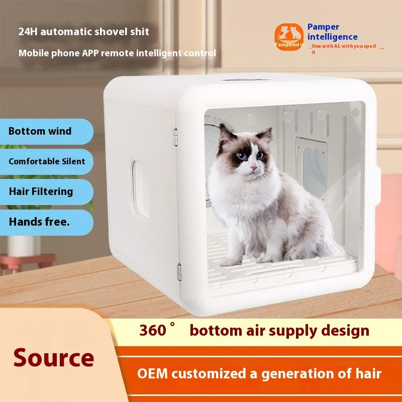 KTX-975187 Fully Automatic Large Pet Dryer Bathing Machine for Dogs and Cats with Eco-Friendly Design and Grooming Combs