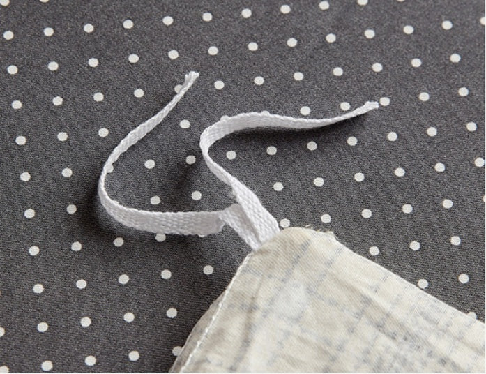 KTX-975251 Retro Style Cotton Plaid Four-Piece Bedding Set for 1.8m Bed