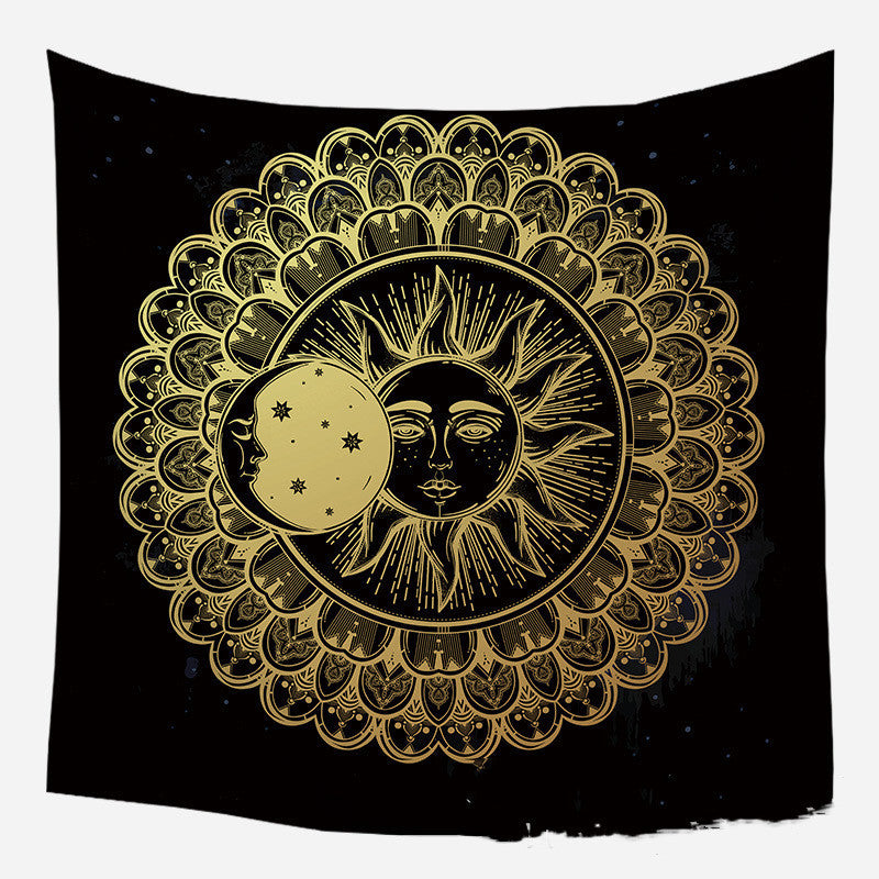 KTX-975635 European Medieval Decorative Hanging Cloth - Various Sizes in Plush and Brushed Textures