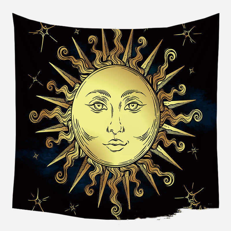 KTX-975635 European Medieval Decorative Hanging Cloth - Various Sizes in Plush and Brushed Textures