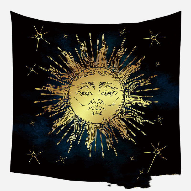 KTX-975635 European Medieval Decorative Hanging Cloth - Various Sizes in Plush and Brushed Textures