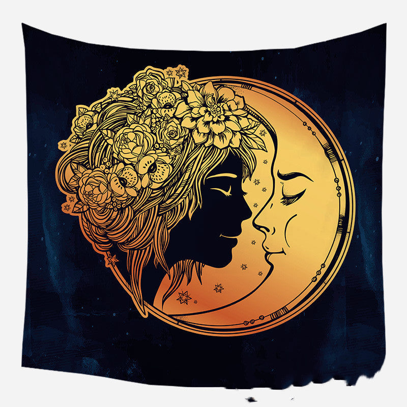 KTX-975635 European Medieval Decorative Hanging Cloth - Various Sizes in Plush and Brushed Textures