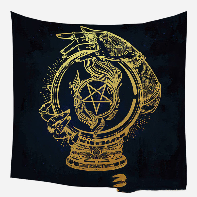 KTX-975635 European Medieval Decorative Hanging Cloth - Various Sizes in Plush and Brushed Textures