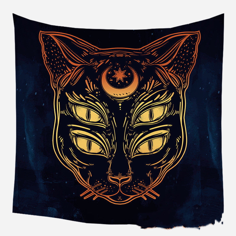 KTX-975635 European Medieval Decorative Hanging Cloth - Various Sizes in Plush and Brushed Textures