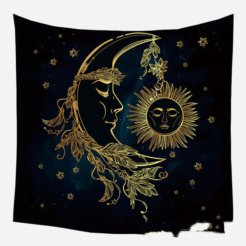 KTX-975635 European Medieval Decorative Hanging Cloth - Various Sizes in Plush and Brushed Textures