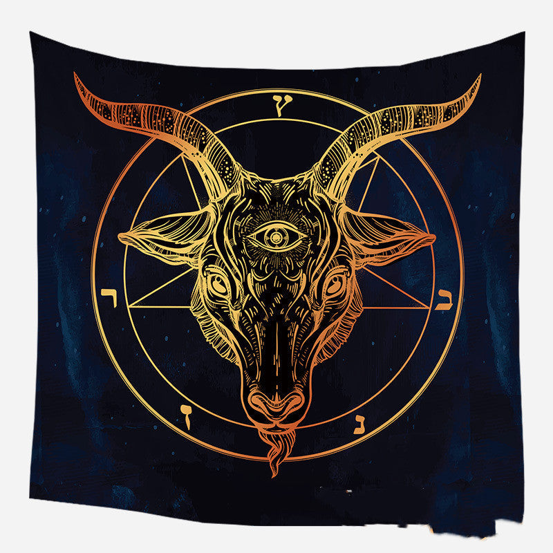 KTX-975635 European Medieval Decorative Hanging Cloth - Various Sizes in Plush and Brushed Textures