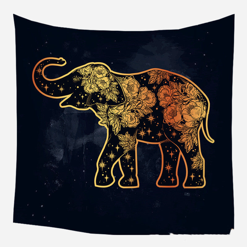 KTX-975635 European Medieval Decorative Hanging Cloth - Various Sizes in Plush and Brushed Textures