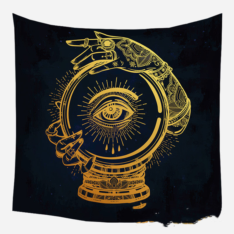 KTX-975635 European Medieval Decorative Hanging Cloth - Various Sizes in Plush and Brushed Textures