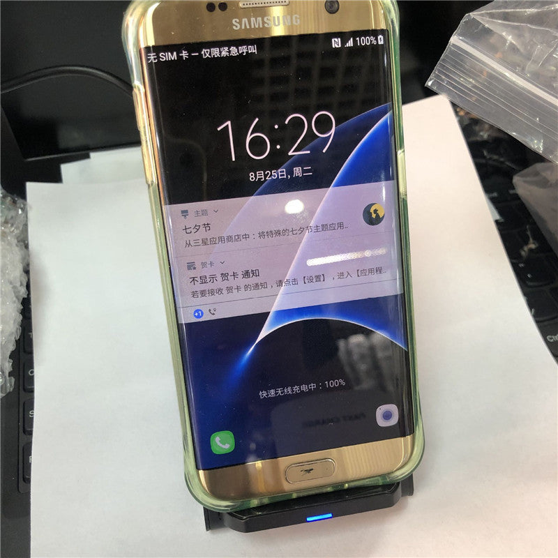 KTX-976147 Vertical Dual Coil Wireless Charger, 10W/15W Fast Charging, QI Standard, 2-6MM Charging Distance