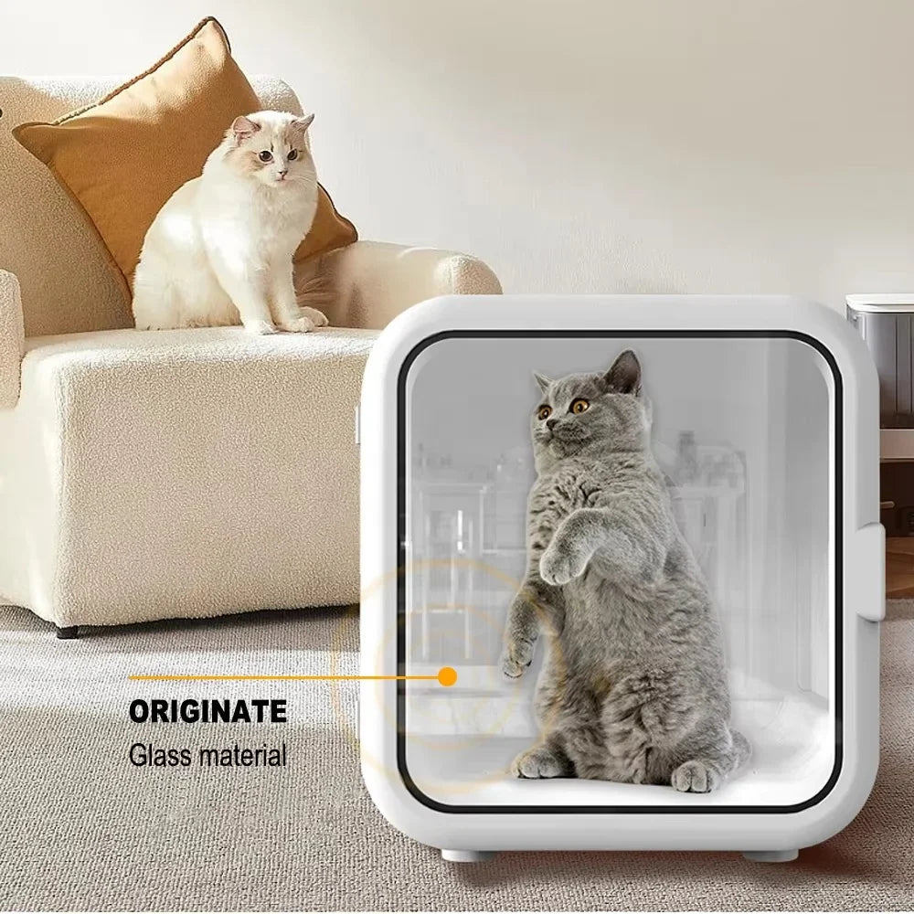 KTX-976339 Smart Pet Hair Dryer Box for Cats and Dogs - Silent, Automatic, Adjustable Speed Pet Drying Solution