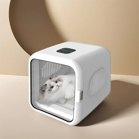 KTX-976339 Smart Pet Hair Dryer Box for Cats and Dogs - Silent, Automatic, Adjustable Speed Pet Drying Solution