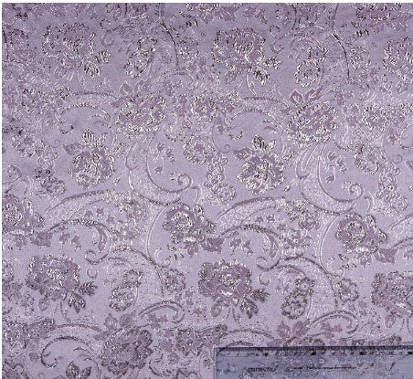 KTX-976915 Floral Jacquard Fabric for Home Decor and Costume Design - 100% Polyester, 150cm Wide