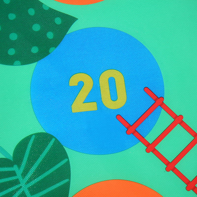 KTX-976915 Non-Slip Educational Crawling and Climbing Mat for Infants - 1.3x1.6m Fabric Play Area