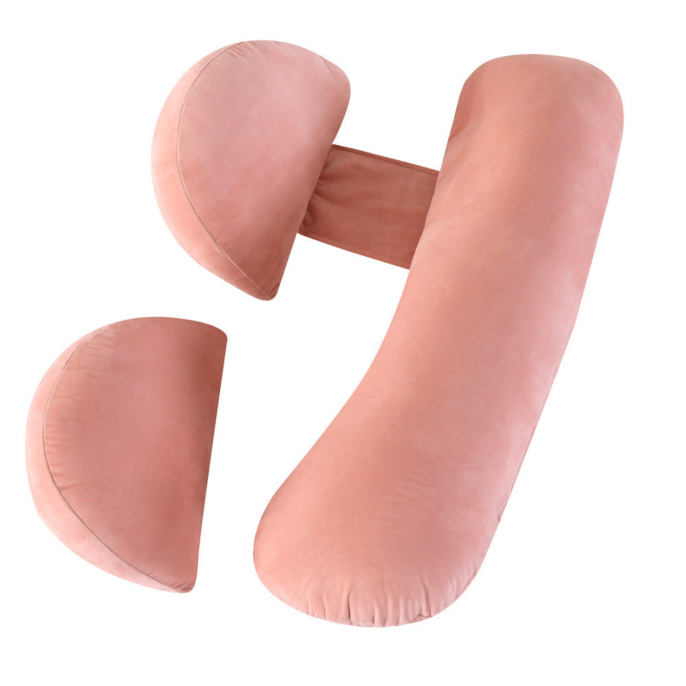 KTX-977043 Maternity U-Shape Support Pillow - Adjustable Multi-Functional Pregnancy and Nursing Cushion