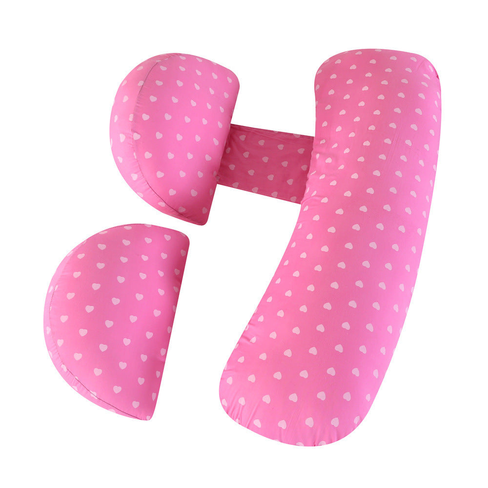KTX-977043 Maternity U-Shape Support Pillow - Adjustable Multi-Functional Pregnancy and Nursing Cushion